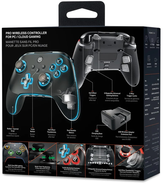 Kontroler PowerA OPS v3 Wireless Controller with Lumectra (PCGP0382-01) - obraz 11