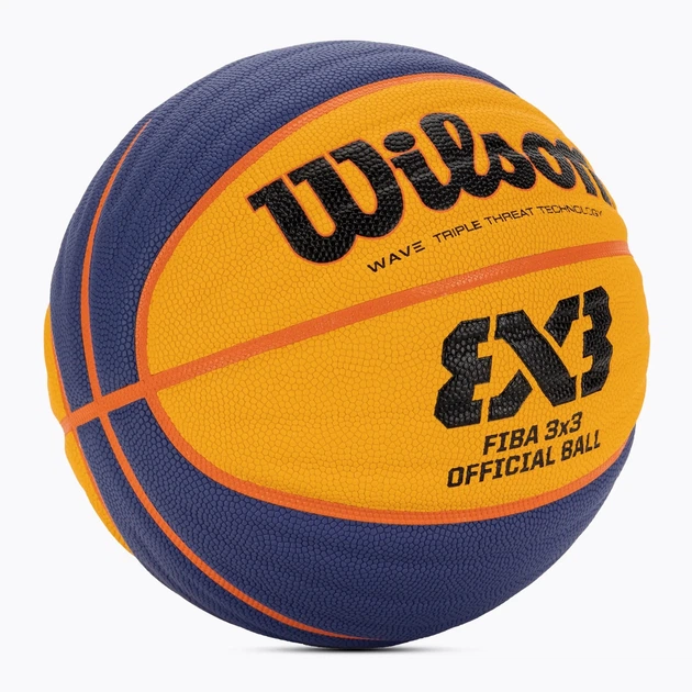 М'яч для стрітболу Wilson FIBA 3X3 Official Game Ball OMB WTB0533XB баскетбольний професійний з композитної шкіри розмір 6 - зображення 2