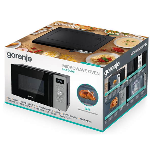 Микроволновая печь Gorenje - mo 20 a 4 xh - Фото 8 Микроволновая печь Gorenje - mo 20 a 4 xh - изображение 8