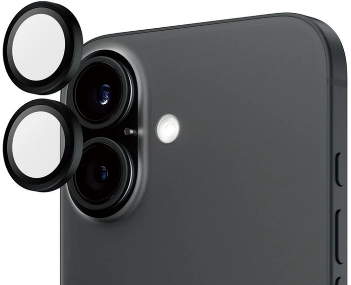 Szkło hartowane Panzer Glass Hoops Camera Lens Protector do iPhone 16 / 16 Plus Black (5715685003004) - obraz 3