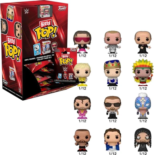 Figurka niespodzianka Funko Bitty Pop WWE 76400 (889698764001) - obraz 3