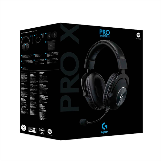 Наушники Logitech G PRO X Wireless LIGHTSPEED Black (981-000907) - изображение 2