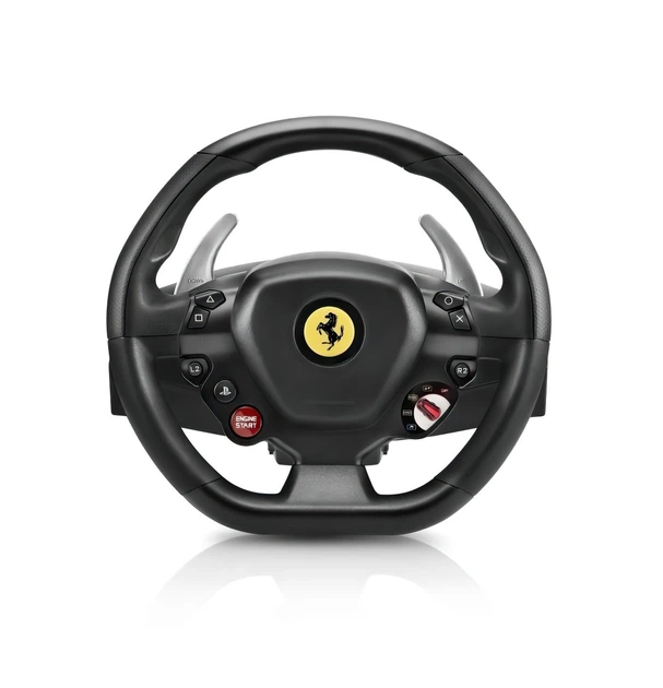 Дротове кермо Thrustmaster T80 Ferrari 488 GTB Edition PC/PS4/PS5 Black (4160672) - Фото 2 Дротове кермо Thrustmaster T80 Ferrari 488 GTB Edition PC/PS4/PS5 Black (4160672) - зображення 2