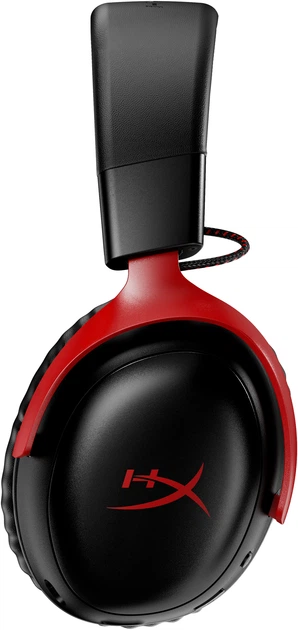 Навушники HyperX Cloud III Wireless Black-Red (77Z46AA) - зображення 3