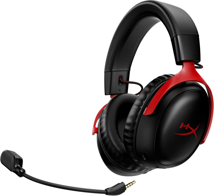 Навушники HyperX Cloud III Wireless Black-Red (77Z46AA) - зображення 4