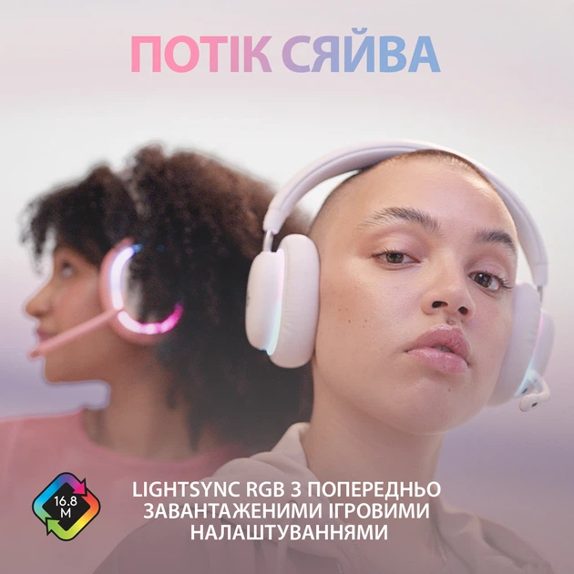 Наушники Logitech G735 Wireless Gaming Headset OFF WHITE (981-001083) - изображение 6