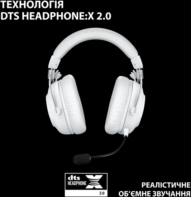 Наушники Logitech G Pro X 2 Lightspeed Wireless White (981-001269) - изображение 8