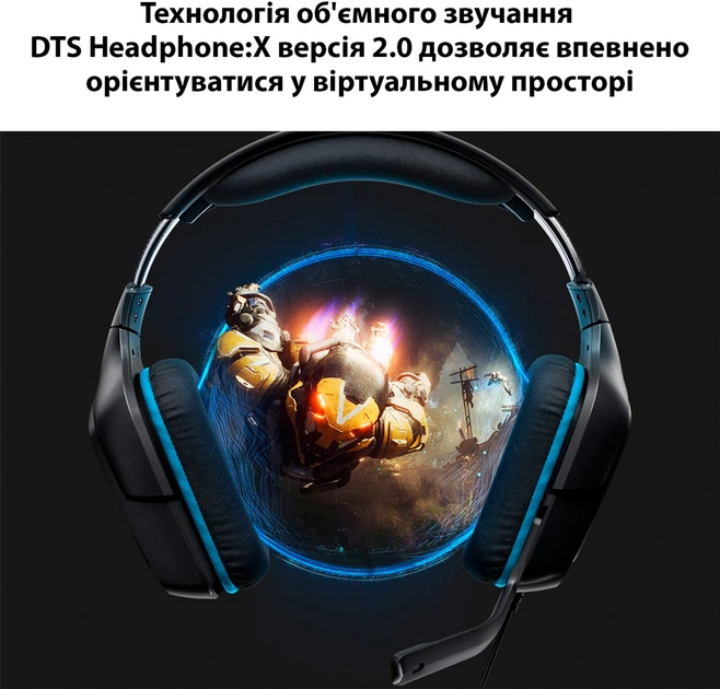 Наушники Logitech Wired Gaming Headset G432 Black (981-000770) - Фото 3 Наушники Logitech Wired Gaming Headset G432 Black (981-000770) - изображение 3