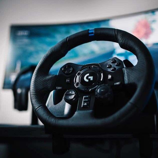 Проводной руль Logitech G923 Racing Wheel and Pedals for PS4 and PC (941-000149) - изображение 8