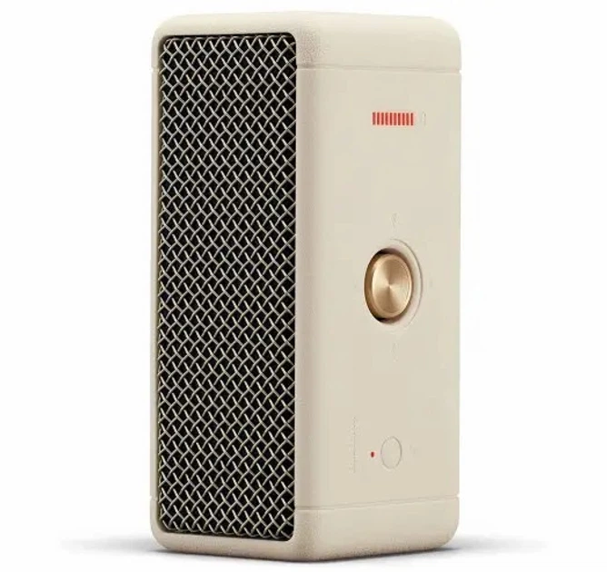 Портативная акустика (bluetooth-колонка) Marshall Emberton Cream (1005945) (Asian Version) - Фото 3 Портативная акустика (bluetooth-колонка) Marshall Emberton Cream (1005945) (Asian Version) - изображение 3