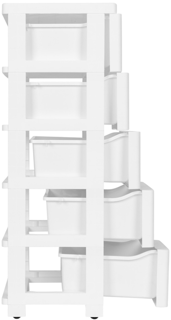 Комод ModernHome by Multistore з 5 висувними шухлядами білий (PJJCBS0024-05B) - зображення 4