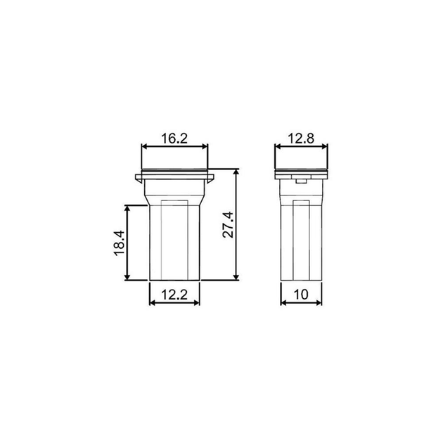 Предохранитель корпусной FJ16, FJ10 60А - изображение 2
