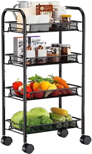 Regał ModernHome by Multistore 4 półki czarny (PJJCBS0024-05A) - obraz 6