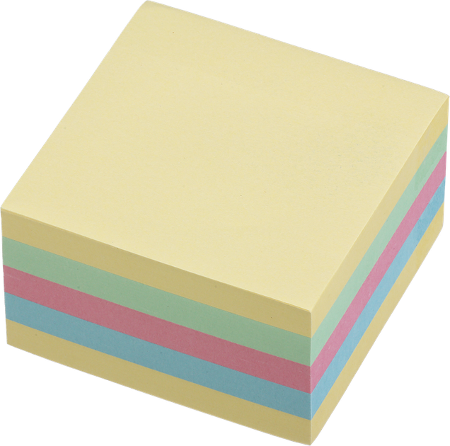 Бумага для заметок Buromax Pastel с клейким слоем 75х75 мм 450 листов (BM.2317-99) - изображение 3