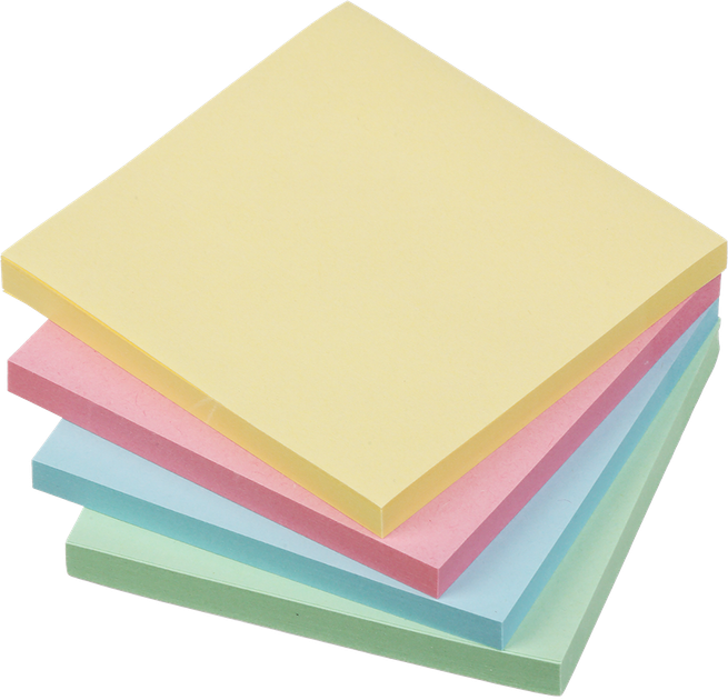 Упаковка бумаги для заметок Buromax Pastel с клейким слоем 75х75 мм 250 листов х 2 шт (BM.2315-99.2) - изображение 4