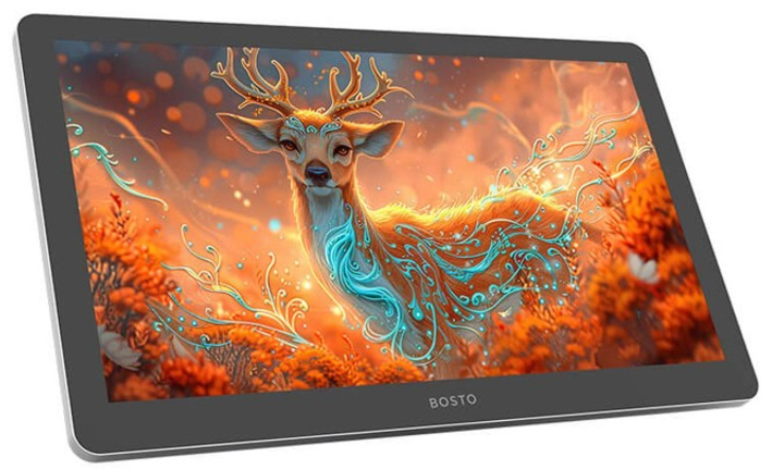 Tablet graficzny Bosto BT-19UHDT(M) Aluminium case Black (6972288300704) - obraz 6