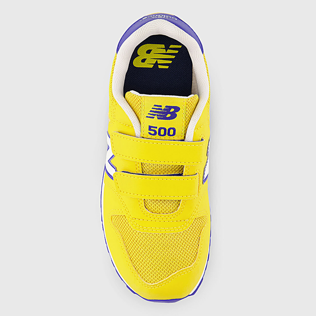 Sneakersy dziecięce dla dziewczynki na rzepy New Balance 500 PV500HB1 30 (12US) Żółte (196432578689) - obraz 4