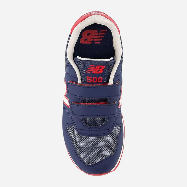 Sneakersy chłopięce na rzepy New Balance 500 PV500NV1 28 (10.5US) Granatowe (196432579150) - obraz 4