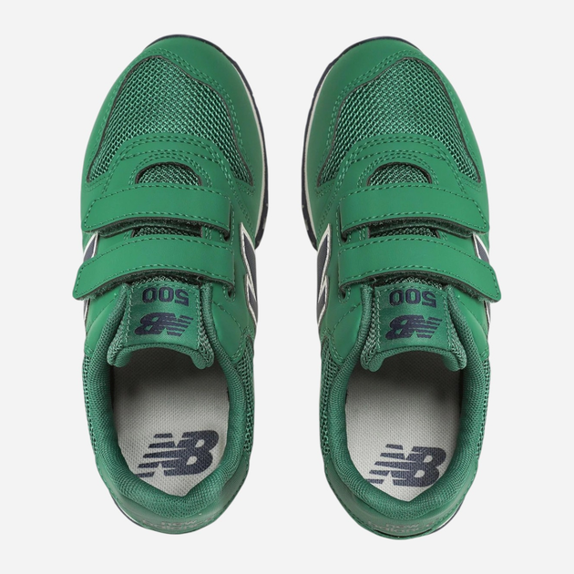 Sneakersy chłopięce na rzepy New Balance 500 PV500CP1 28 (10.5US) Zielone (196432579655) - obraz 5
