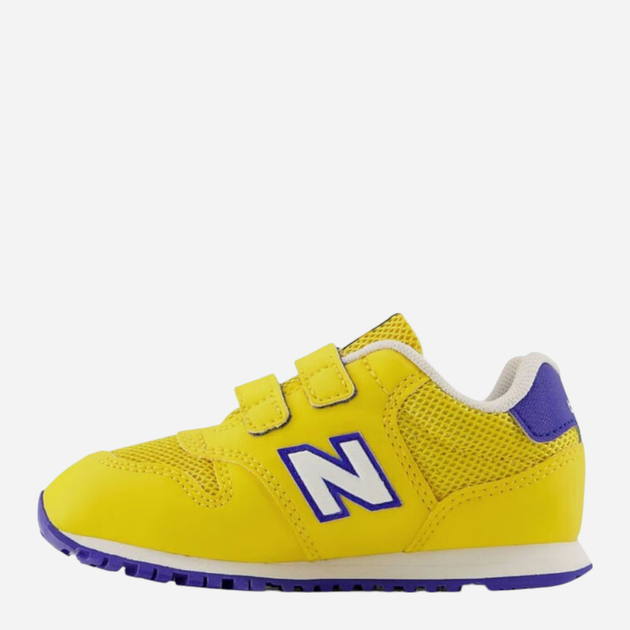 Sneakersy dziecięce dla dziewczynki na rzepy New Balance 500 IV500HB1 27.5 (10US) Żółte (196432597468) - obraz 3
