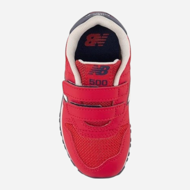 Sneakersy dziecięce dla dziewczynki na rzepy New Balance 500 IV500TR1 25 (8US) Czerwone (196432597697) - obraz 4