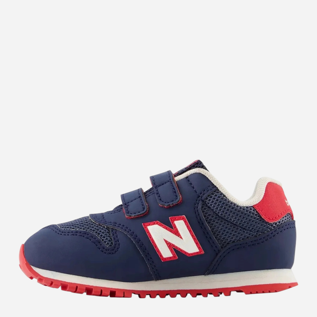 Sneakersy chłopięce na rzepy New Balance 500 IV500NV1 25 (8US) Granatowe (196432597963) - obraz 3