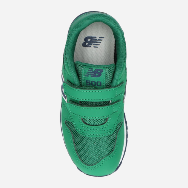 Sneakersy chłopięce na rzepy New Balance 500 IV500CP1 27.5 (10US) Zielone (196432599080) - obraz 7