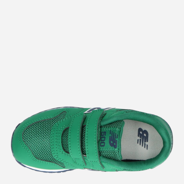 Sneakersy chłopięce na rzepy New Balance 500 IV500CP1 27.5 (10US) Zielone (196432599080) - obraz 8