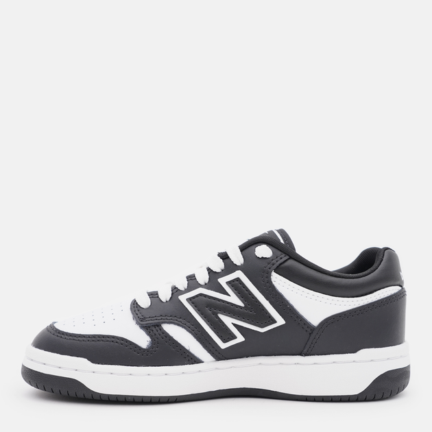 Sneakersy młodzieżowe chłopięce New Balance 480 GSB480BW 39 (6.5US) Czarny/Biały (197375092164) - obraz 3