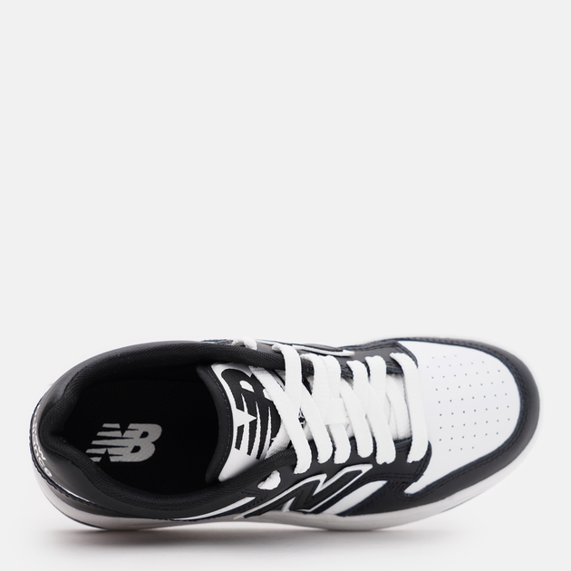 Sneakersy młodzieżowe chłopięce New Balance 480 GSB480BW 39 (6.5US) Czarny/Biały (197375092164) - obraz 5
