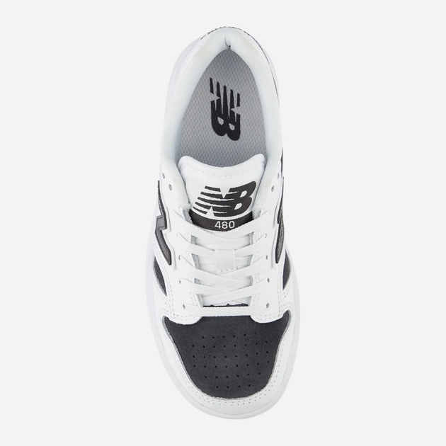 Sneakersy młodzieżowe chłopięce New Balance 480 GSB480VB 36 (4US) Białe (197967901874) - obraz 4