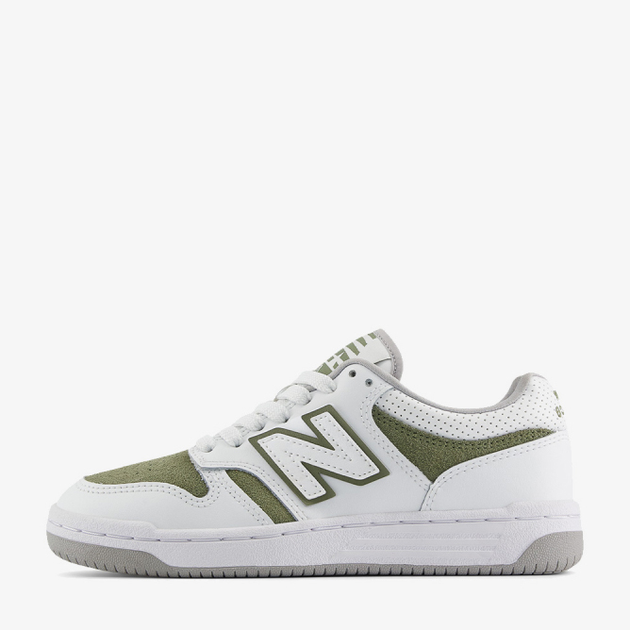 Sneakersy młodzieżowe chłopięce New Balance 480 GSB480VO 38 (5.5US) Białe (197967902086) - obraz 3