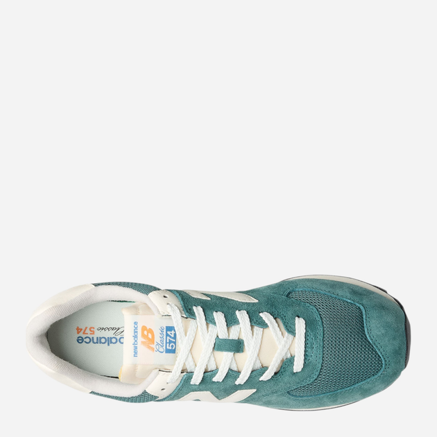 Buty sportowe męskie New Balance 574 U574VPG 41.5 (8US) Turkusowe (197967951916) - obraz 5