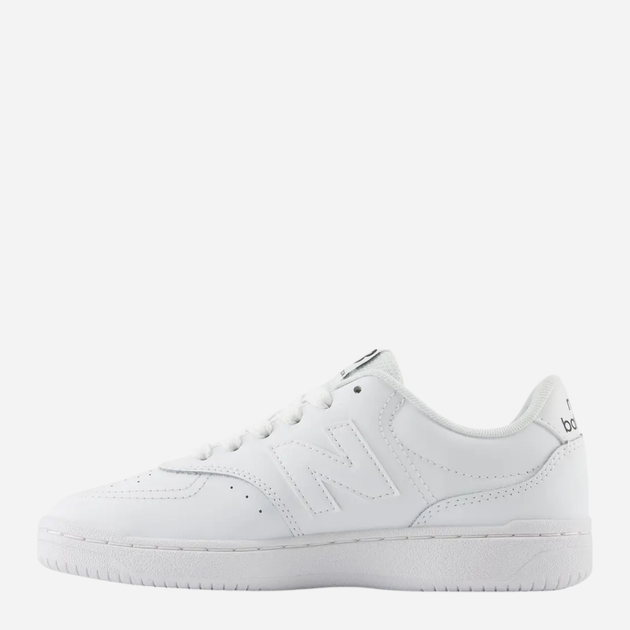 Підліткові шкіряні кросівки для хлопчика New Balance B80 GSB80WW 38 (5.5US) Білі (197968176059) - зображення 3