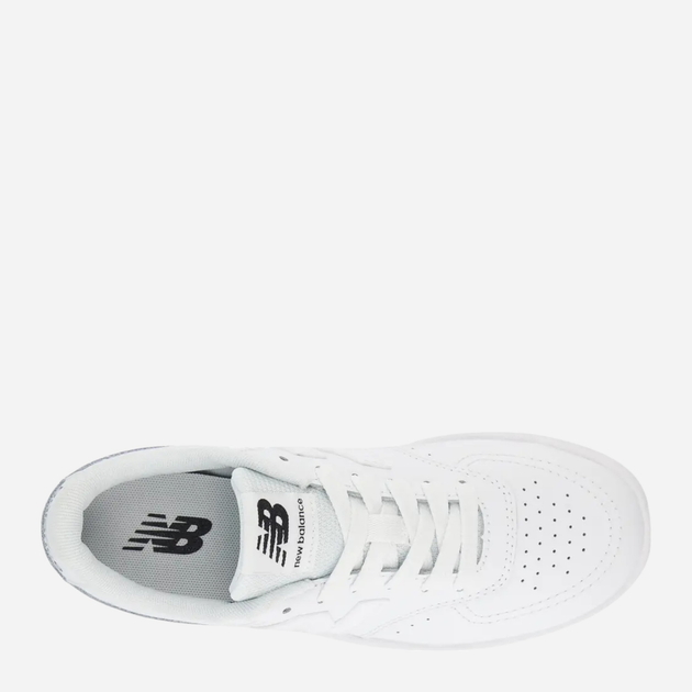 Sneakersy młodzieżowe chłopięce z białą podeszwą New Balance B80 GSB80WW 38.5 (6US) Białe (197968176066) - obraz 4