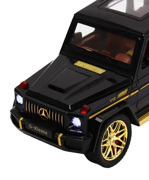 Джип металевий Gelandewagen Mercedes G65 Brabus 1:24 масштаб, світло, звук, відкриваються двері EL 4125 - зображення 6