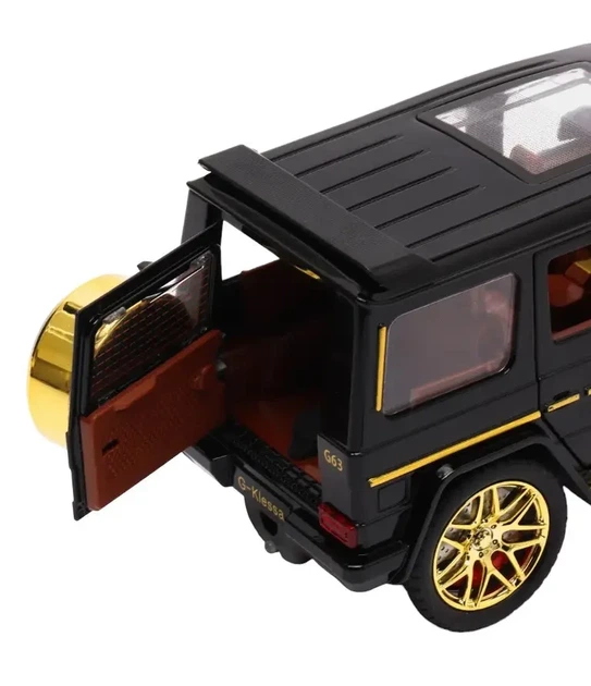 Джип металевий Gelandewagen Mercedes G65 Brabus 1:24 масштаб, світло, звук, відкриваються двері EL 4125 - зображення 7
