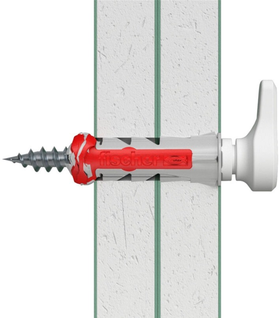 Zestaw śrub i kołków rozporowych Fischer EasyHook Angle DuoPower 8x40 25 szt. (4048962459500) - obraz 5