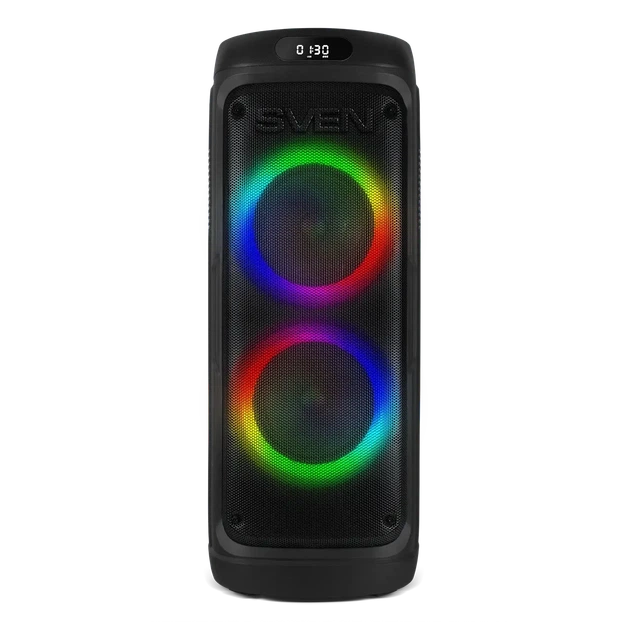 Акустическая система SVEN PS-770 Black 100Вт, TWS, bluetooth, подсветка, FM - Фото 3 Акустическая система SVEN PS-770 Black 100Вт, TWS, bluetooth, подсветка, FM - изображение 3
