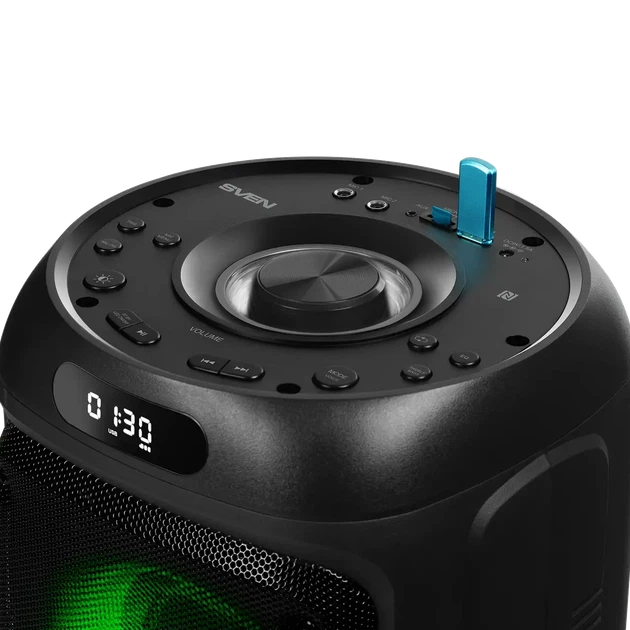 Акустическая система SVEN PS-770 Black 100Вт, TWS, bluetooth, подсветка, FM - Фото 4 Акустическая система SVEN PS-770 Black 100Вт, TWS, bluetooth, подсветка, FM - изображение 4