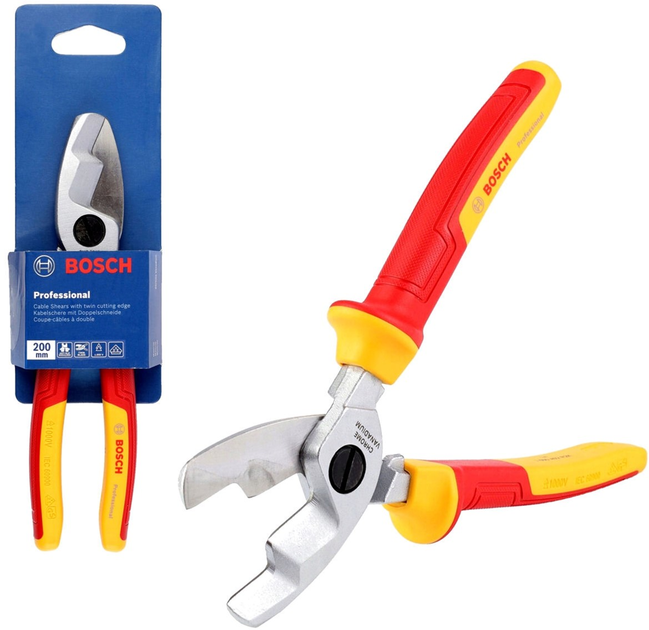 Бокорізи для проводів Bosch VDE Professional 200 мм 1000V (1600A02NF4) - зображення 3