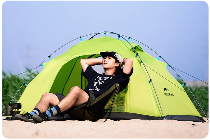 Namiot dwuosobowy Naturehike CNK2450WS030 Zielony (6975641886976) - obraz 11