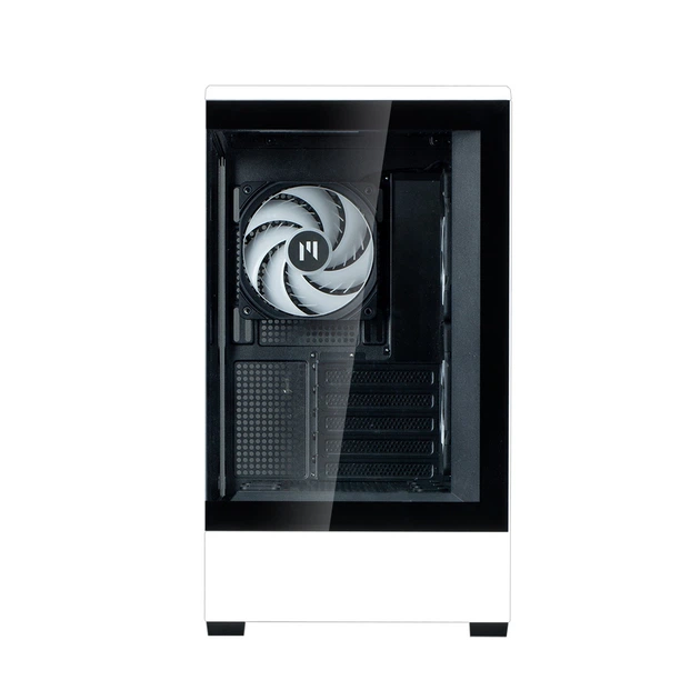 Корпус Zalman P30 без БЖ, 1xUSB3.0, 1xUSBType-C, 3x120мм ARGB, VGA 420мм, LCS ready, TG Side Panel, mATX, чорний/білий (P30BW) - изображение 9