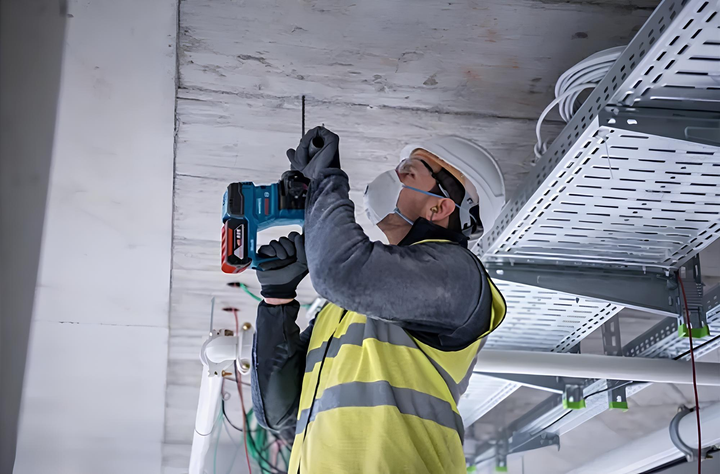 Набір акумуляторних інструментів Bosch Professional GSR 18V-55 + GWS 18V-7 + GBH 18V-22 (0615A50035) - зображення 5