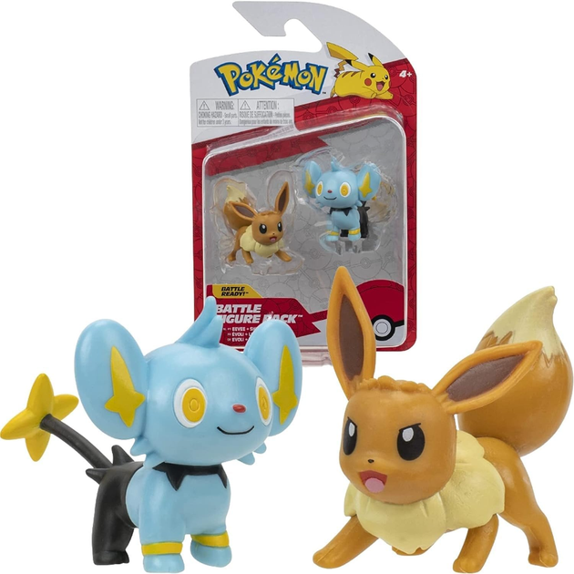 Zestaw Jazwares Battle Figure Shinx & Eevee #3 2 szt (191726424550) - obraz 3