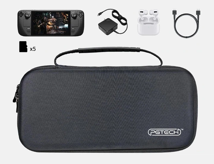 Тканинний чохол кейс PGTECH для Steam Deck, Steam Deck Oled - зображення 6