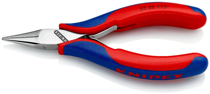 Szczypce Knipex dla elektroników 115 mm 35 22 115 (4003773035114) - obraz 3