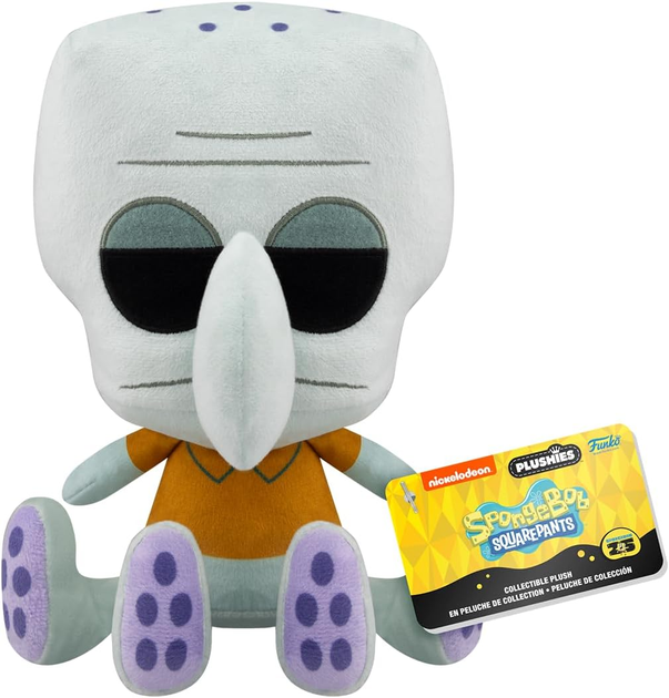 Maskotka Funko Plushies Spongebob Squarepants 25th Squidward 17.5 cm FNK78316 (889698783163) - obraz 3