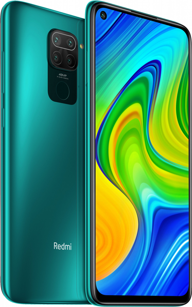 Мобільний телефон Xiaomi Redmi Note 9 3/64GB Forest Green (MZB9467EU) - зображення 10