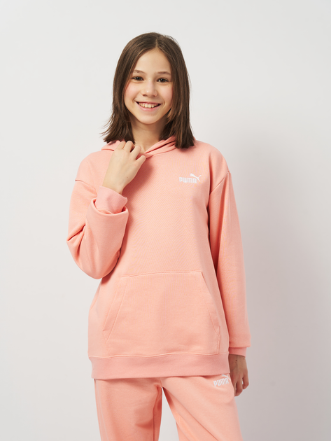 Подростковый спортивный костюм (худи + штаны) для девочки Puma Loungewear Tr 68630418 146-152 см Pink Fruit (4067983611681) - изображение 3
